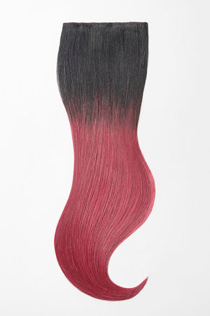 Ombré Clip in Extensions - luxury Qualität - 70 Gramm 3-teilig - 55cm t1n/bordeaux variant detail image - 07cba212760e75b93acc3f7f41efc63ab07a0ac453e8ab0d95c925b6d10decd2