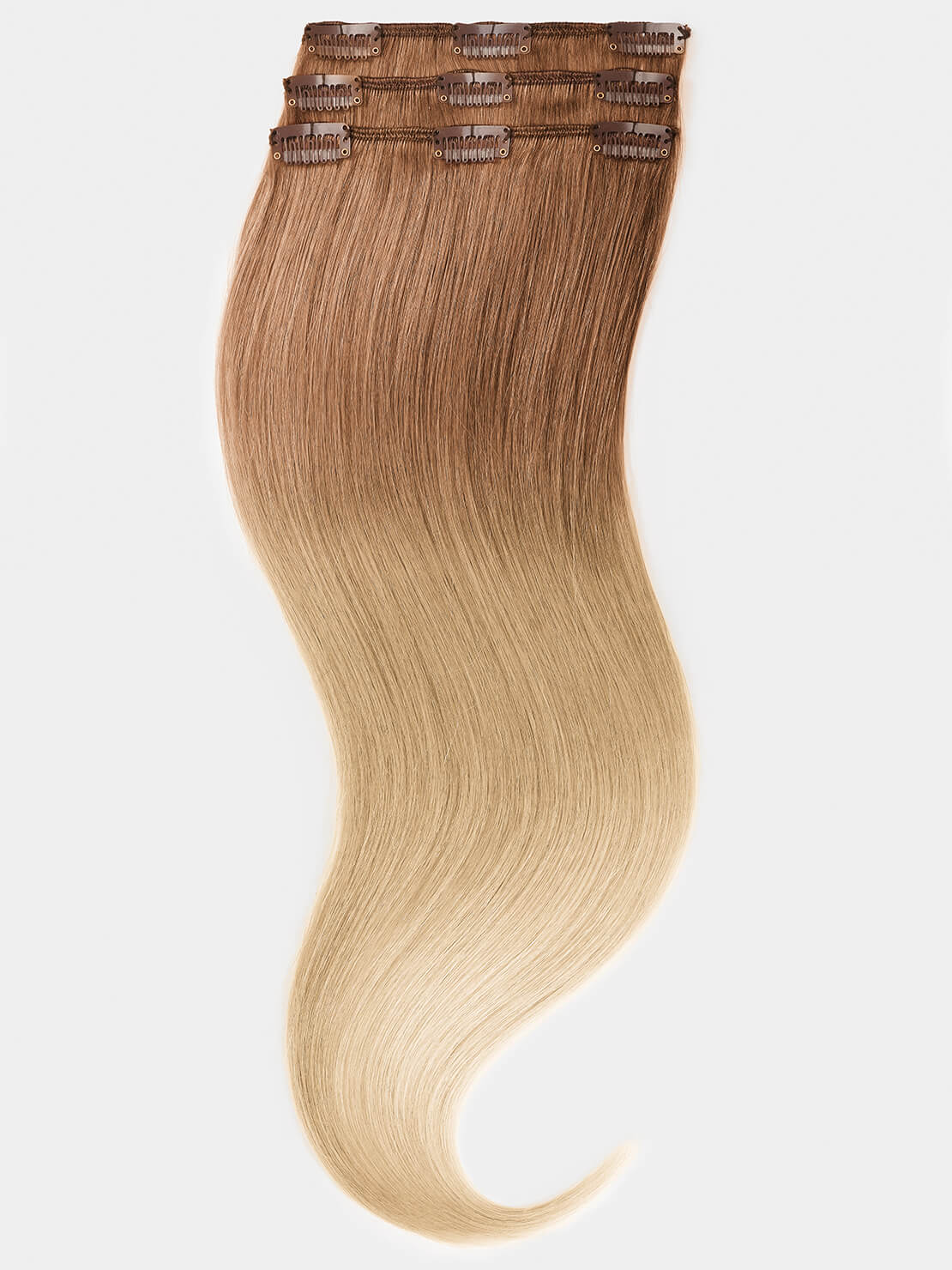 Ombré Clip in Extensions - luxury Qualität - 70 Gramm 3-teilig - 55cm t8/26 variant detail image - 122338972c9e2b6d225549cca4097565b2d83c9ca851d749f05e6ad49b833352